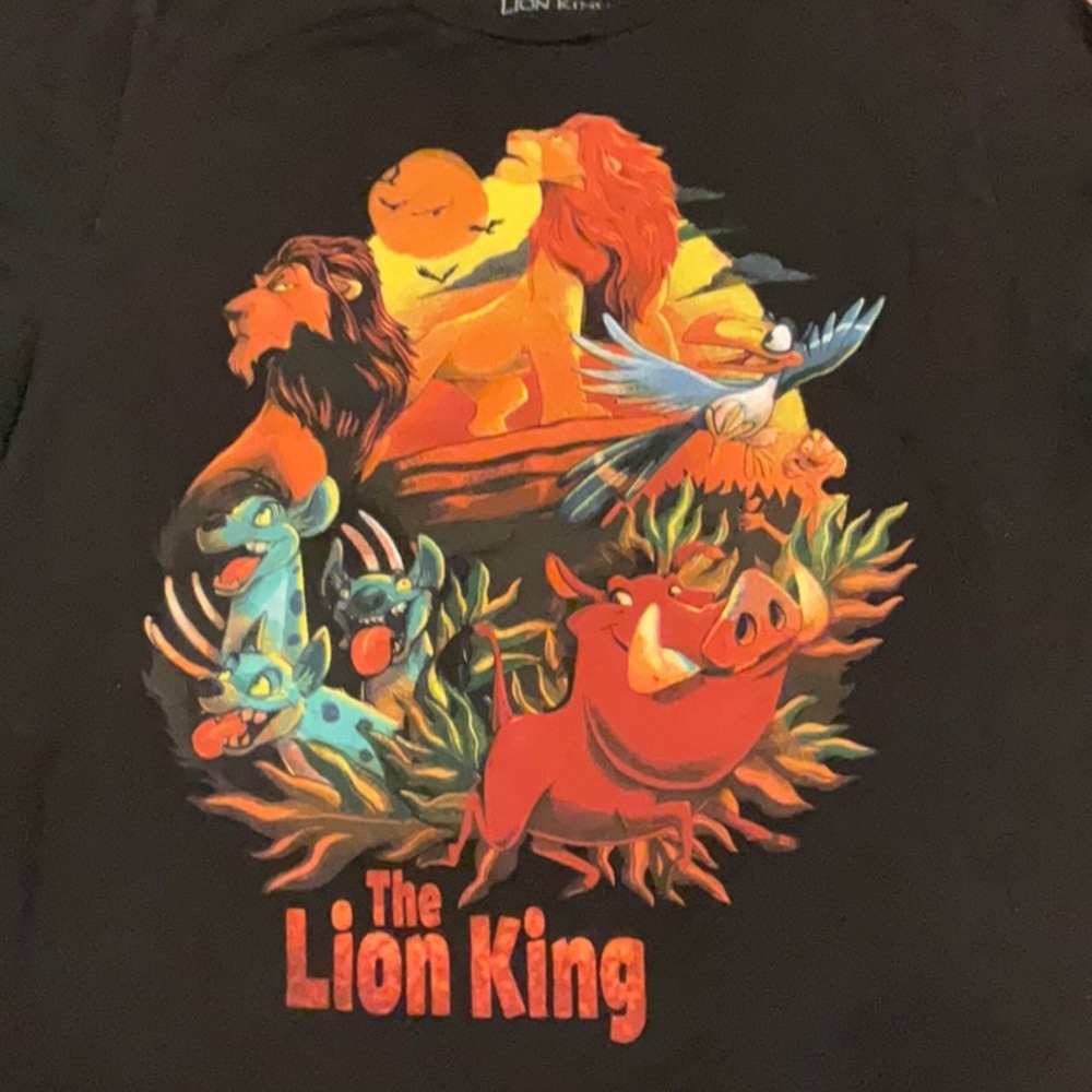 The Lion King Main Cast Unisex T-Shirt Black Size S